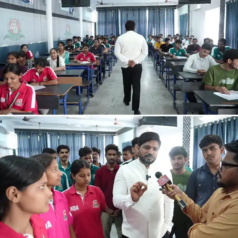 India’s No.1 Chief Defence Exam Mentor Shishir Dixit Sir sharing the success story of SRNTH 1.0 in an exclusive interview with Aaj Tak.